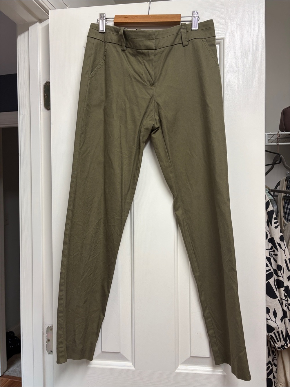 Trina Turk Olive Green Dress Pants